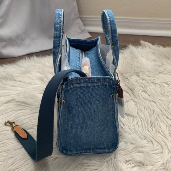 Coach Denim Cargo Tote Bag 20 - Picture 8 of 16